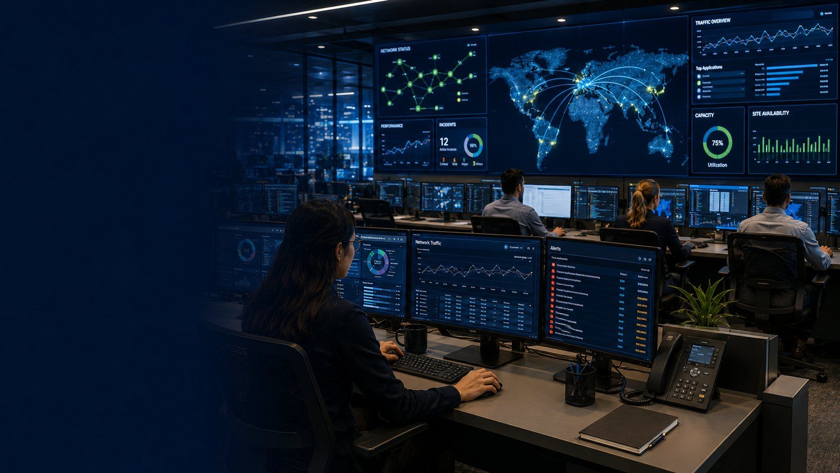 Global delivery operations center