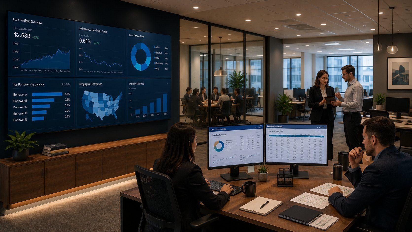 BFSI loan portfolio and financial analytics operations