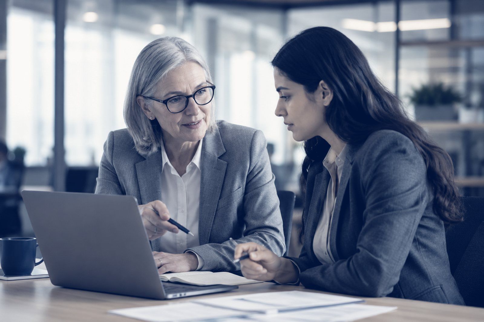Experienced professional mentoring
